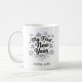Personalized My First New Year Mug – Custom Name Kaffeetasse (Links)