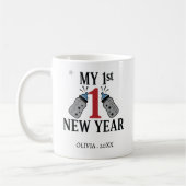 Personalized My First New Year Mug – Custom Name Kaffeetasse (Links)