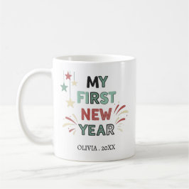 Personalized My First New Year Mug – Custom Name Kaffeetasse