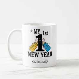 Personalized My First New Year Mug – Custom Name Kaffeetasse