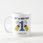 Personalized My First New Year Mug – Custom Name Kaffeetasse (Links)