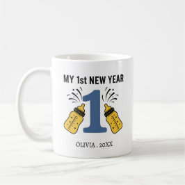 Personalized My First New Year Mug – Custom Name Kaffeetasse