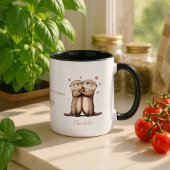Personalized My Heart Is Yours Otter Mug Kaffeetasse