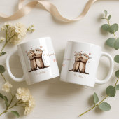 Personalized My Heart Is Yours Otter Mug Kaffeetasse
