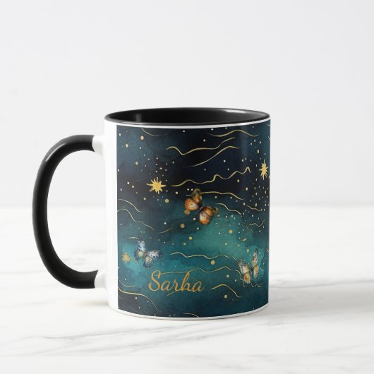 Personalized Mystic Butterfly Mug Tasse (Links)