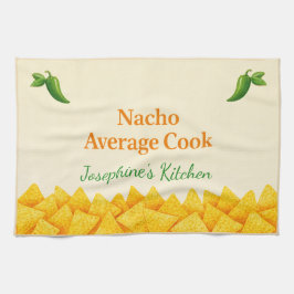 Personalized Nacho Average Cook Funny Tea Towel  Geschirrtuch