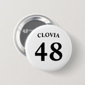 Personalized name and Jersey number  Button (Vorne & Hinten)