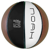 Personalized Name And Number Mini Basketball (Vertikal)