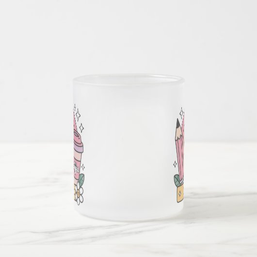 Personalized Name Back to School Gift for Teacher Mattglastasse (Mittel)