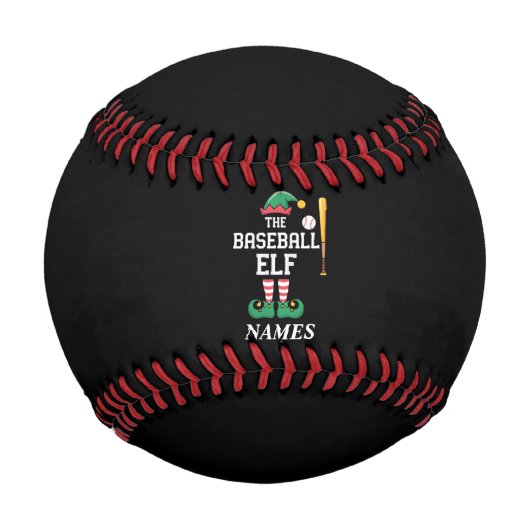 Personalized Name Baseball Elf Family Matching  (Vorderseite)