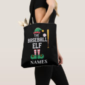 Personalized Name Baseball Elf Family Matching  Tasche (Von Nahem)