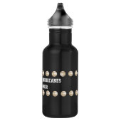 Personalized Name, Baseball Team, Black Trinkflasche (Rechts)