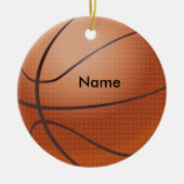 Personalized Name Basketball Christmas Ornament (Vorne)