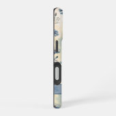 Personalized Name Blue Wildflowers iPhone 16 Hülle (Rechte Seite)