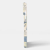 Personalized Name Blue Wildflowers iPhone Hülle (Linke Seite)