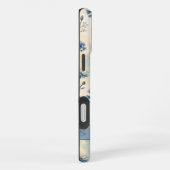 Personalized Name Blue Wildflowers iPhone Hülle (Rechte Seite)