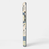 Personalized Name Blue Wildflowers iPhone Hülle (Linke Seite)