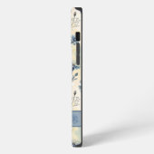 Personalized Name Blue Wildflowers iPhone Hülle (Linke Seite)