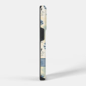 Personalized Name Blue Wildflowers iPhone Hülle (Rechte Seite)