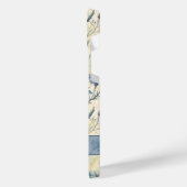 Personalized Name Blue Wildflowers iPhone Hülle (Linke Seite)