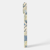 Personalized Name Blue Wildflowers iPhone Hülle (Linke Seite)