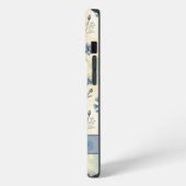 Personalized Name Blue Wildflowers iPhone Hülle (Linke Seite)