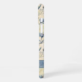 Personalized Name Blue Wildflowers iPhone Hülle (Linke Seite)