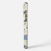 Personalized Name Blue Wildflowers iPhone Hülle (Linke Seite)