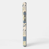 Personalized Name Blue Wildflowers iPhone Hülle (Linke Seite)