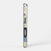 Personalized Name Blue Wildflowers iPhone Hülle (Rechte Seite)