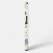 Personalized Name Blue Wildflowers iPhone Hülle (Linke Seite)