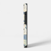 Personalized Name Blue Wildflowers iPhone Hülle (Linke Seite)