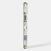 Personalized Name Blue Wildflowers iPhone Hülle (Rechte Seite)