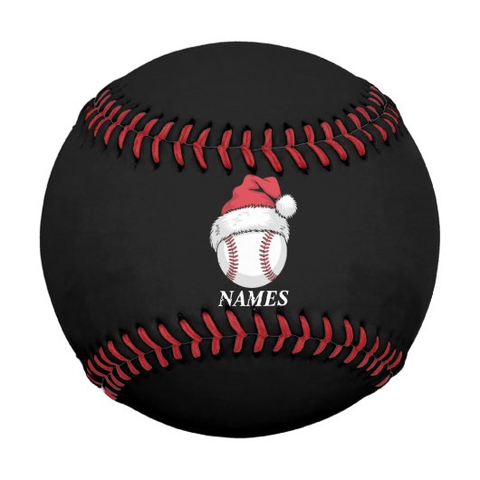 Personalized Name Christmas Baseball Santa Hat (Vorderseite)