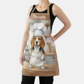 Personalized Name Cooking Beagle Dog Chef Schürze (InSitu)