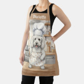 Personalized Name Cooking Poodle Dog Chef Schürze (InSitu)