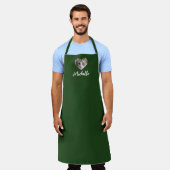 Personalized name, Custom barista apron Schürze (Getragen)