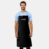 Personalized name, Custom barista apron Schürze (Getragen)