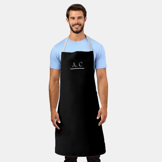 Personalized name, Custom barista apron Schürze (Getragen)