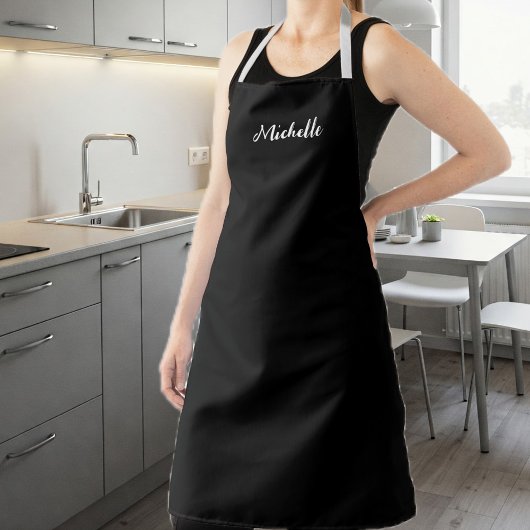 Personalized name, Custom barista apron Schürze