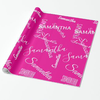 Personalized Name Custom Geschenkpapier