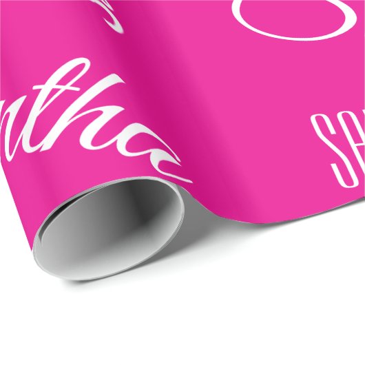 Personalized Name Custom  Geschenkpapier (Rolleneckpunkt)