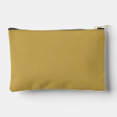Personalized Name Diamond Gold Elegant Pattern Zubehörtasche (Rückseite)