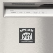 Personalized Name Dock Shadow Bass Magnet (In Situ (Geschirrspüler))