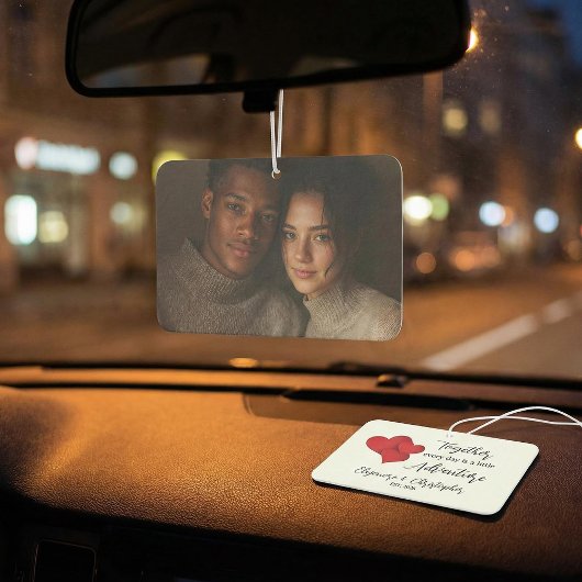 Personalized Name Est Together Every Day Adventure Autolufterfrischer