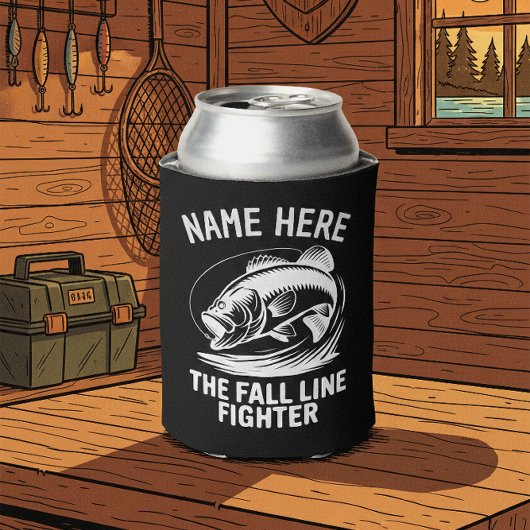Personalized Name Fall Line Bass Dosenkühler