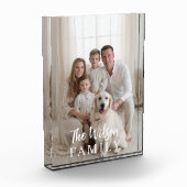 Personalized Name Family Photo Fotoblock (Links)