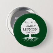 Personalized name family reunion party buttons (Vorne & Hinten)