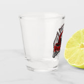 Personalized NAME Firefighter Helmet Fire Rescue Schnapsglas (Links)