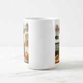 Personalized Name Funny Boxer Dog Loving Chef Kaffeetasse (Mittel)